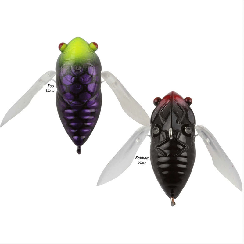 Load image into Gallery viewer, Atomic Hardz Cicada-Lure - Small Surface-Atomic-Snake Black-35-Fishing Station