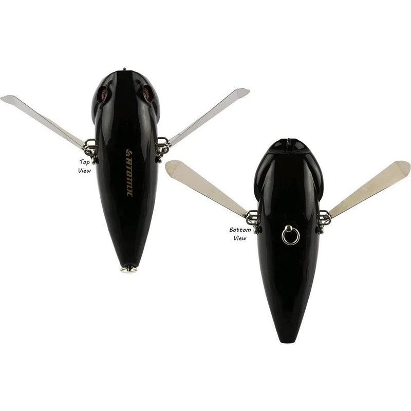 Load image into Gallery viewer, Atomic Hardz Slappa-Lure - Small Surface-Atomic-Midnight Black-90-Fishing Station