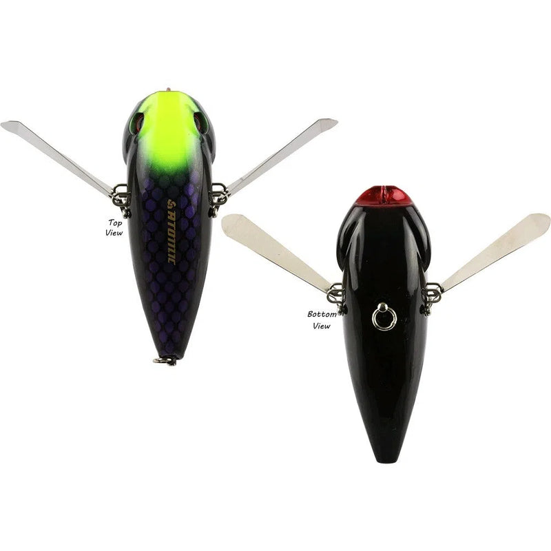 Load image into Gallery viewer, Atomic Hardz Slappa-Lure - Small Surface-Atomic-Snake Black-90-Fishing Station