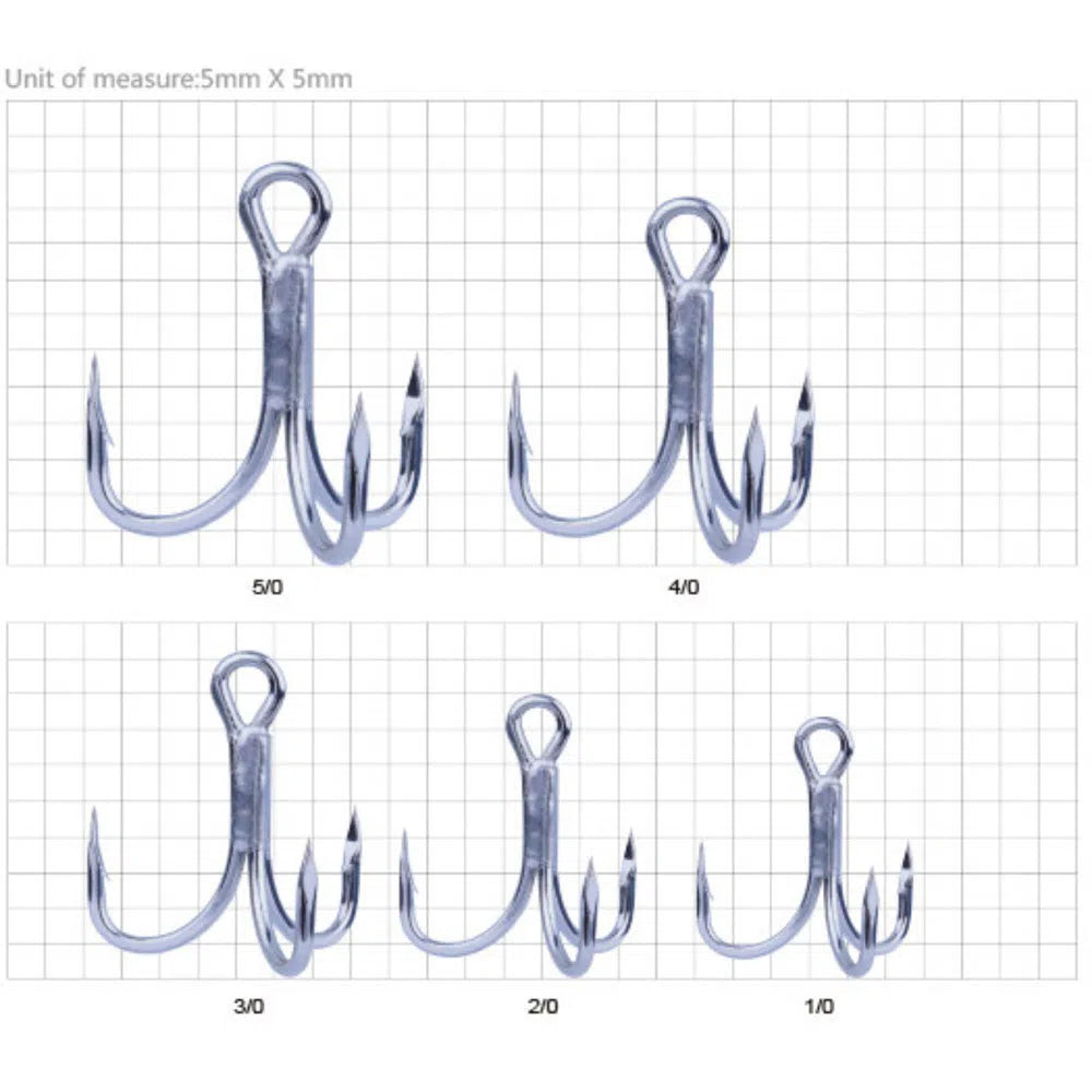 BKK 6066-5X-CB Fangs Treble Hook-Hooks - Treble-BKK-Size 1/0-Fishing Station