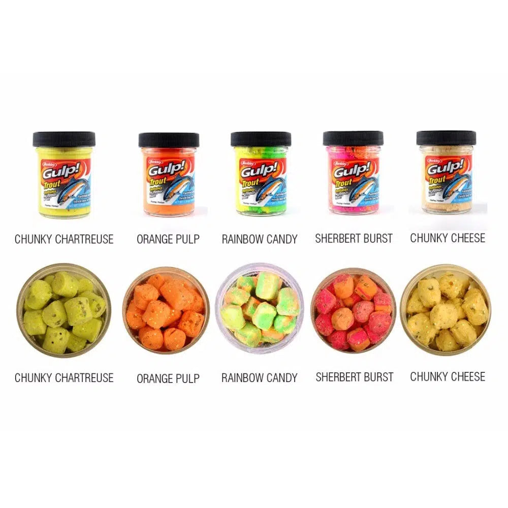 Berkley Gulp Trout Nuggets-Fish Attractants & Scents-Berkley-Chunky Cheese-Fishing Station