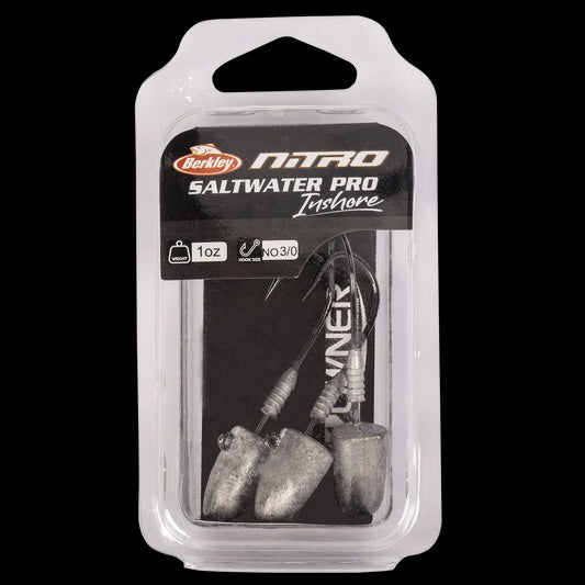 Berkley Nitro Saltwater Pro Inshore Jigheads-Hooks - Jigheads-Berkley-1/8OZ-1/0-Fishing Station
