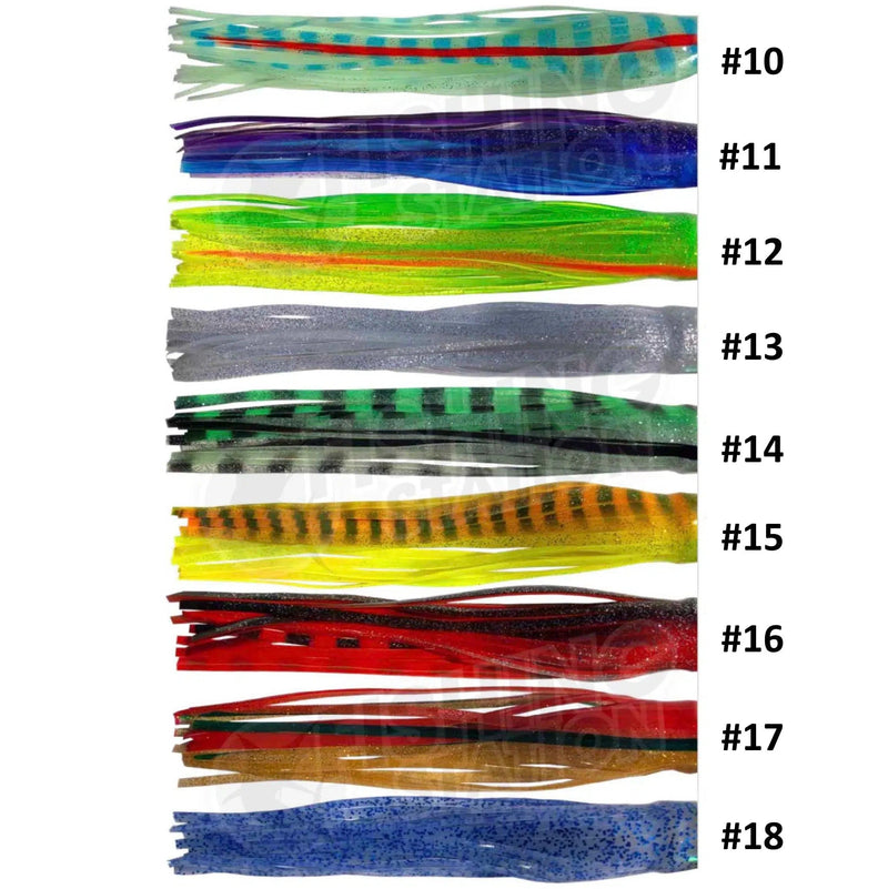 Load image into Gallery viewer, Billmark Octopus Skirt 8" Trolling Lure Skirt-Skirt-Billmark-#11 Blue/Purple-Fishing Station