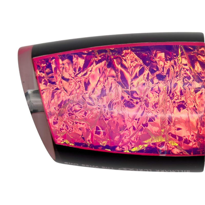 Load image into Gallery viewer, Billmark Wise One Platinum Series Skirted Trolling Lure-Lure - Skirted Trolling-Billmark-Black Pink Foil-Fishing Station