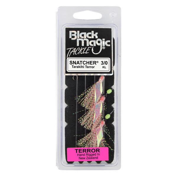 Load image into Gallery viewer, Black Magic Snapper Snatcher Rig - KL-Terminal Tackle - Pre-Made Rigs-Black Magic-Tarakihi Terror-3/0-Fishing Station