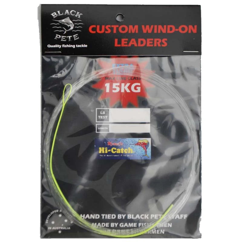 Black Pete Custom Wind-On Leader-Wind-On Leaders-Black Pete-250lb-Fishing Station