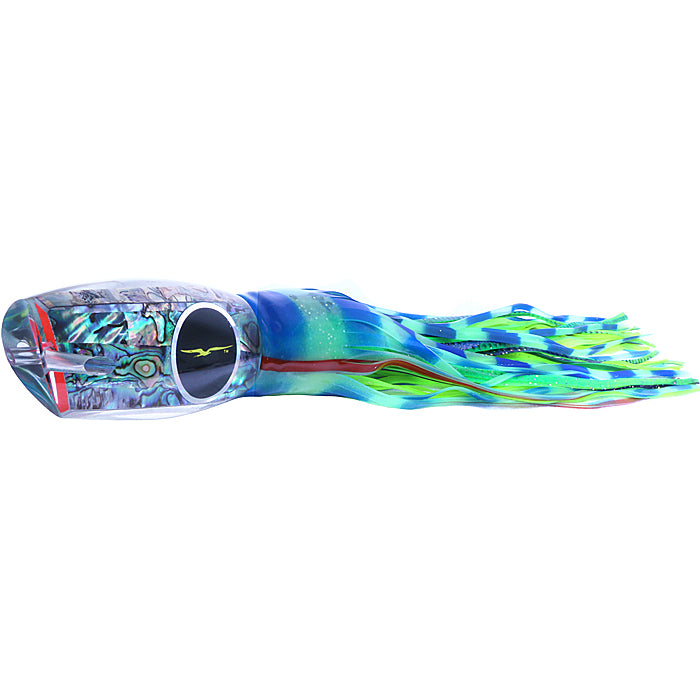 Load image into Gallery viewer, Black Bart Blue Breakfast Skirted Trolling Lure