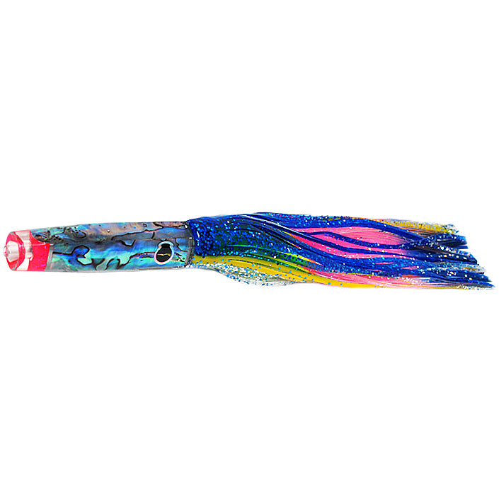 Load image into Gallery viewer, Black Bart Rum Cay Candy Skirted Trolling Lure-Lure - Skirted Trolling-Black Bart-BLY/RA - Blue Yellow/Rainbow-Fishing Station