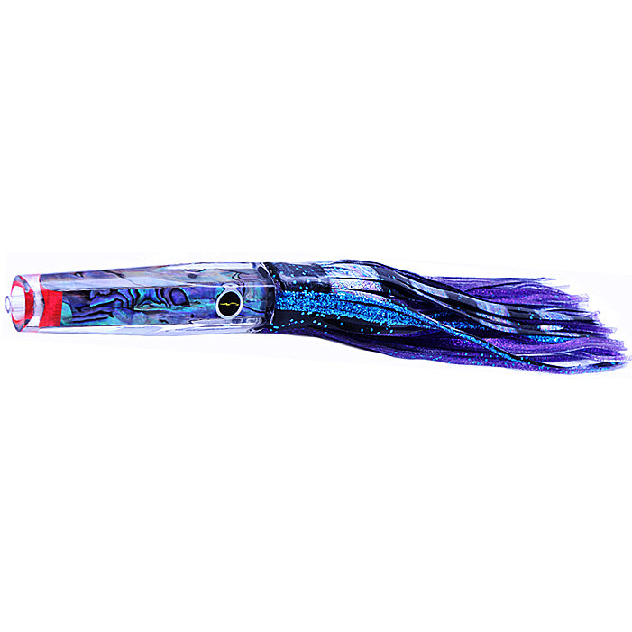 Load image into Gallery viewer, Black Bart Rum Cay Candy Skirted Trolling Lure-Lure - Skirted Trolling-Black Bart-BPS/PUF - Black Purple Split/Purple Fleck-Fishing Station