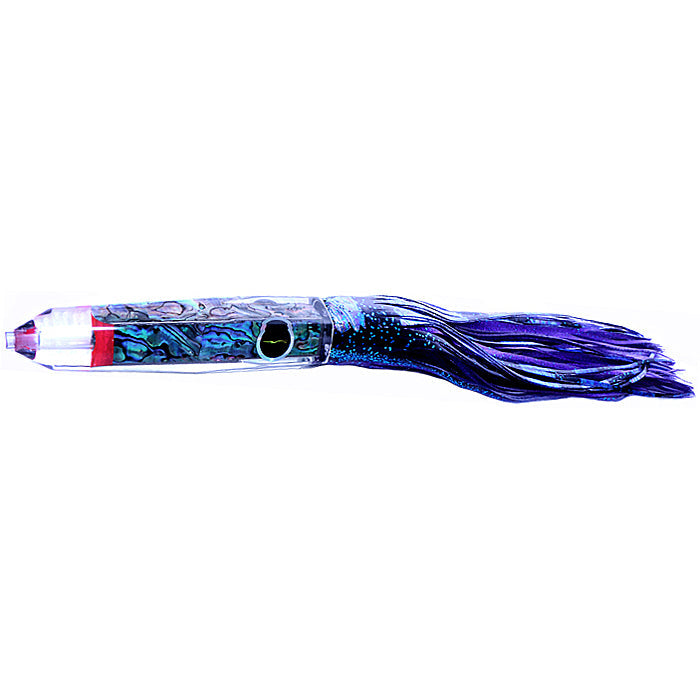 Load image into Gallery viewer, Black Bart Wahoo Candy Skirted Trolling Lure-Lure - Skirted Trolling-Black Bart-BPS/PUF - Black Purple Split/Purple Fleck-Fishing Station