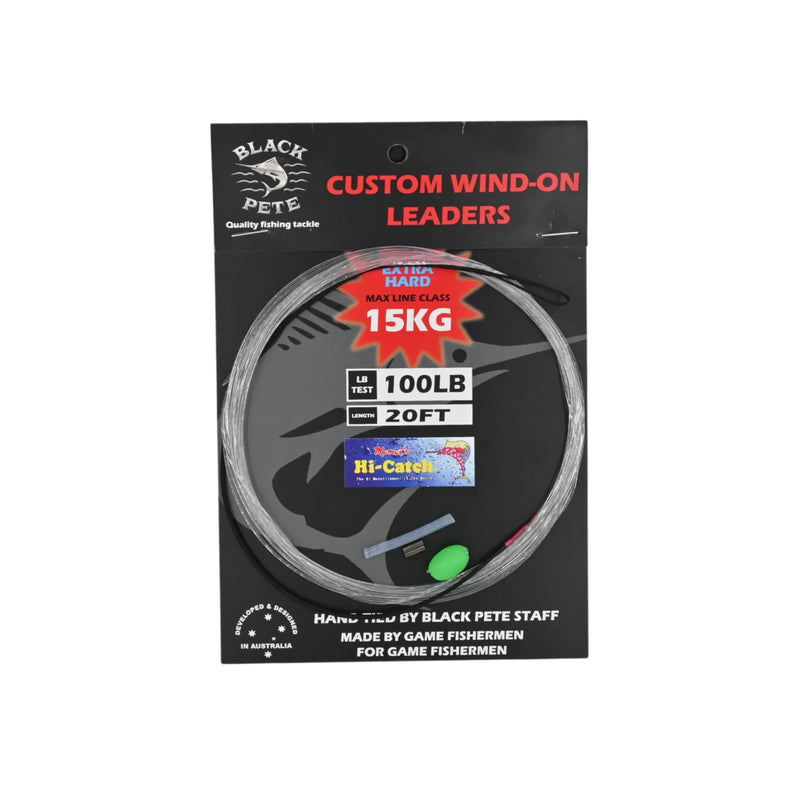 Load image into Gallery viewer, Black Pete Custom Wind-On Leader