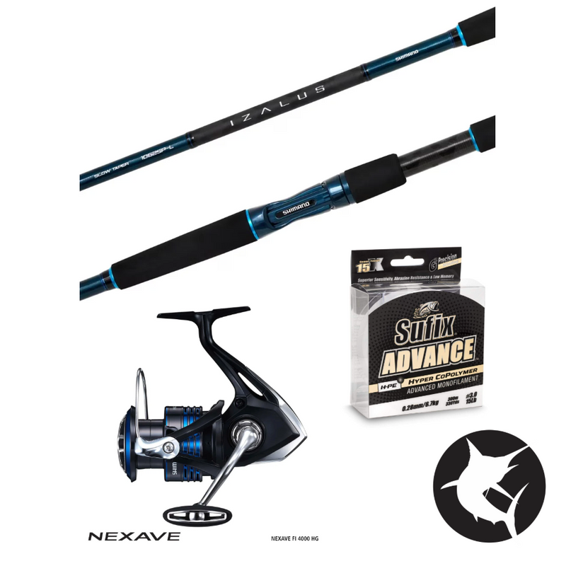 Load image into Gallery viewer, Blackfish/Whiting Beach/Estuary Combo - Nexave 4000 / Izalus 1062ML