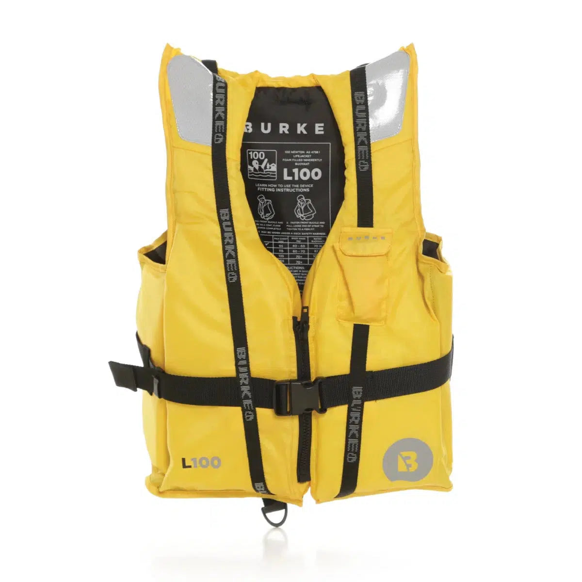 Burke Front Entry Level 100PFD-Life Jackets & PFDs-Burke-M-Fishing Station