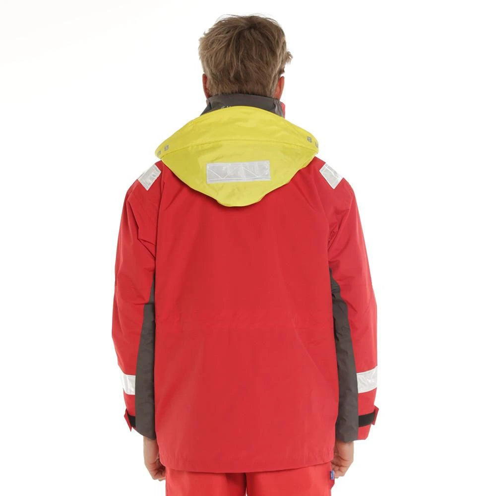 Burke Pacific Coastal CB10 Jacket - Red White-Jumpers & Jackets-Burke-XS-Fishing Station