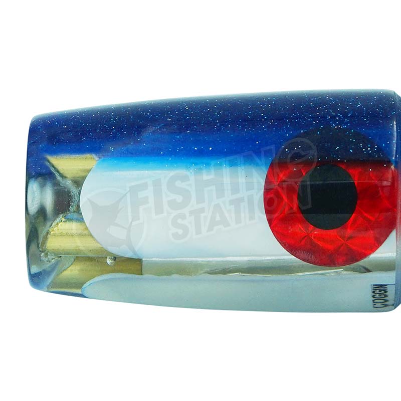 Load image into Gallery viewer, Coggin Lures 7" Medium Scout-Lure - Skirted Trolling-Coggin Lures-Blue Head-Fishing Station