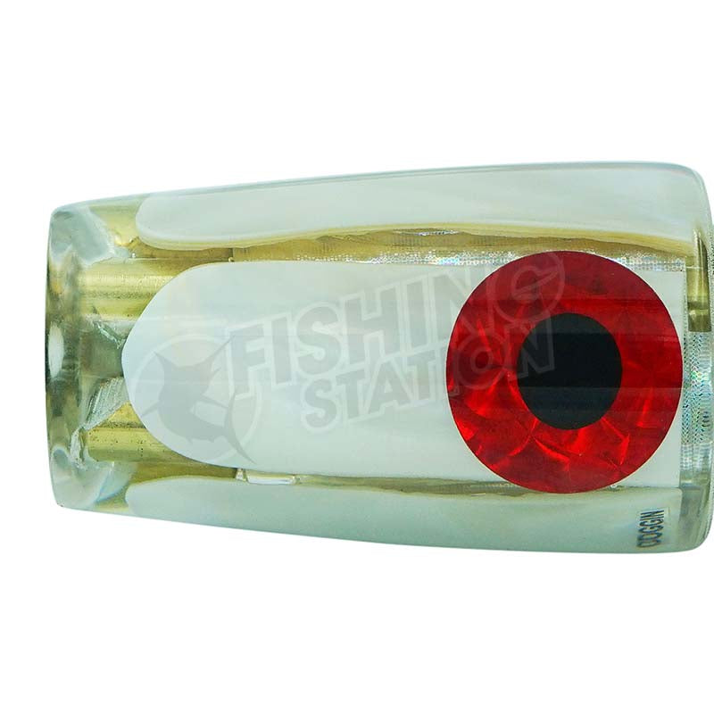 Load image into Gallery viewer, Coggin Lures 7" Medium Scout-Lure - Skirted Trolling-Coggin Lures-White Head-Fishing Station