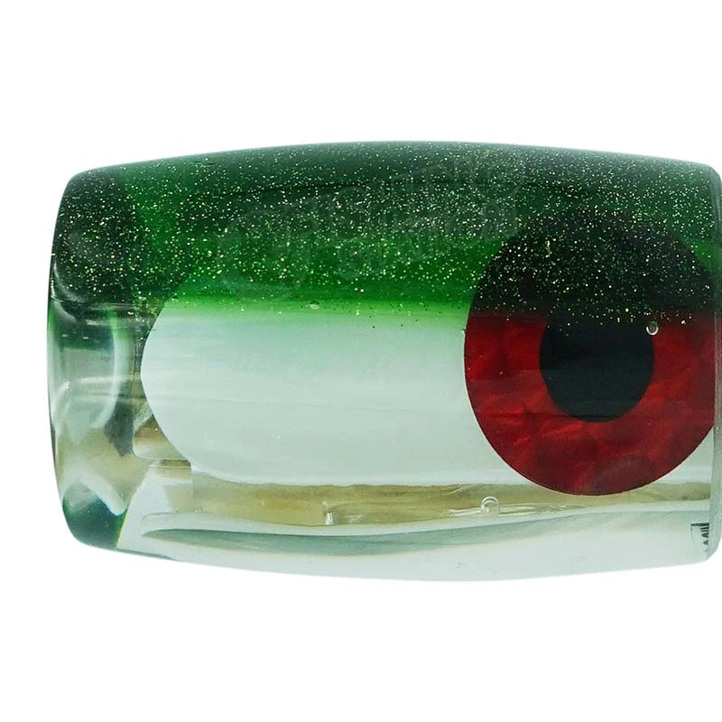 Load image into Gallery viewer, Coggin Lures 7" Small Barrel-Lure - Skirted Trolling-Coggin Lures-Green Head-Fishing Station