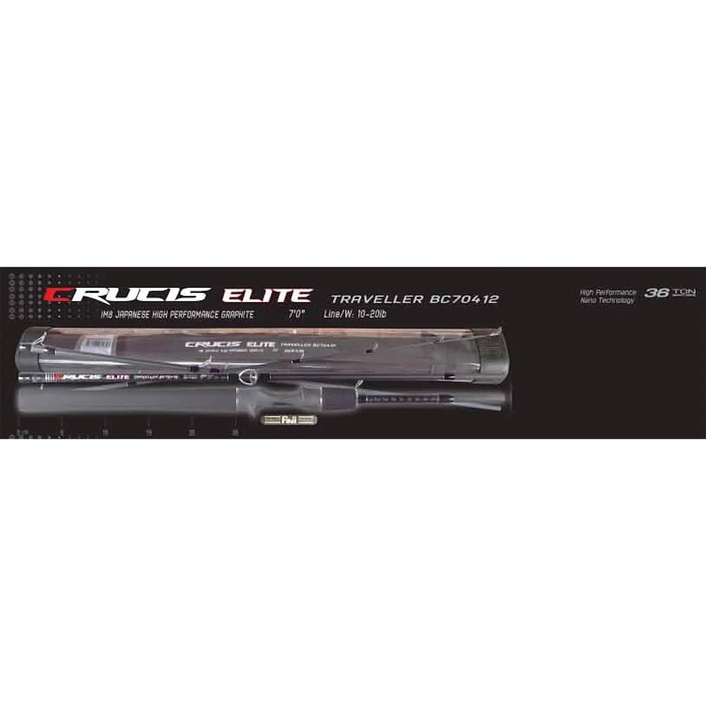 Crucis Elite 2020 Traveller Rod-Rod-Crucis-Baitcast-BC70430-Fishing Station