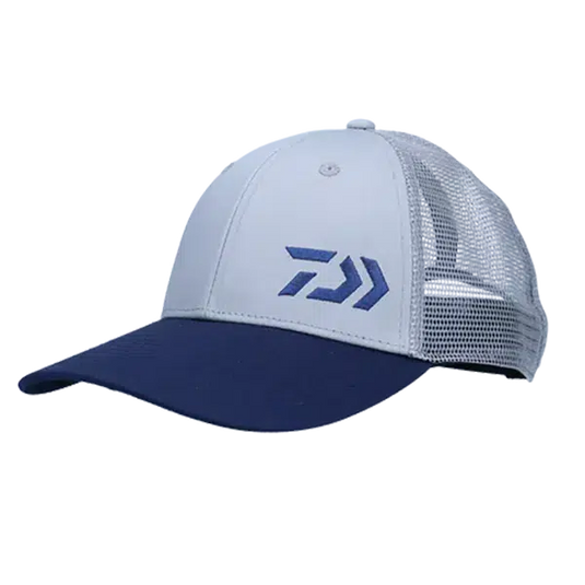 Daiwa 22 Curved Bill Cap-Clothing & Footwear-Daiwa-Grey/Navy-Fishing Station