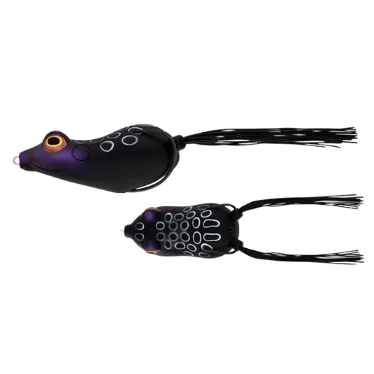Daiwa Steez Bull Frog Lure-Lure - Soft Plastic-Daiwa-Black Poison-Fishing Station