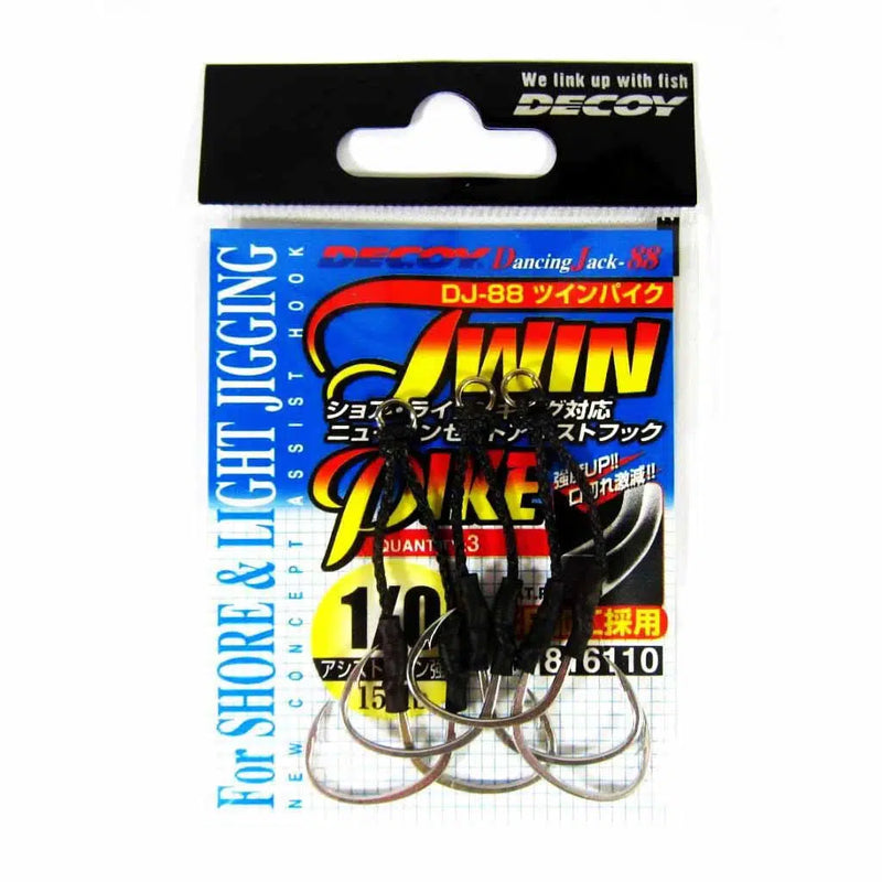 Load image into Gallery viewer, Decoy DJ-88 Twin Pike Assist Hooks-Hooks - Assist-Decoy-Size 1/0-Fishing Station