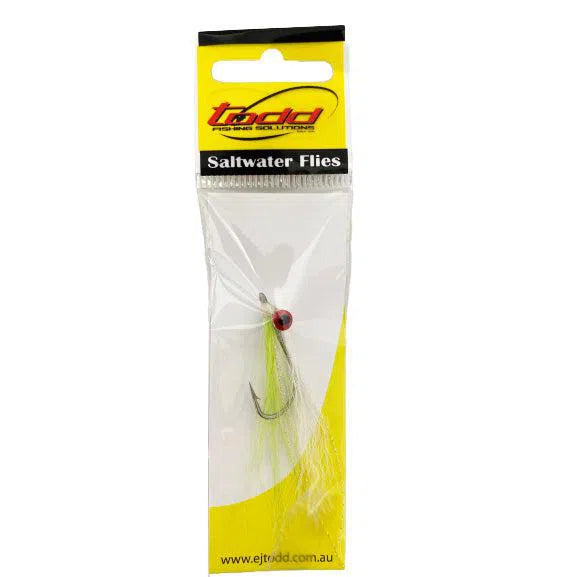 Load image into Gallery viewer, EJ Todd Clouser Minnow Fly-Lure - Saltwater Fly-Todd-Chartreuse-Size 2/0-Fishing Station