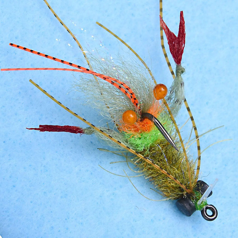 Load image into Gallery viewer, Enrico Puglisi EP Scampi 632 Fly-Lure - Saltwater Fly-Enrico Puglisi-Grass-Size #2-Fishing Station