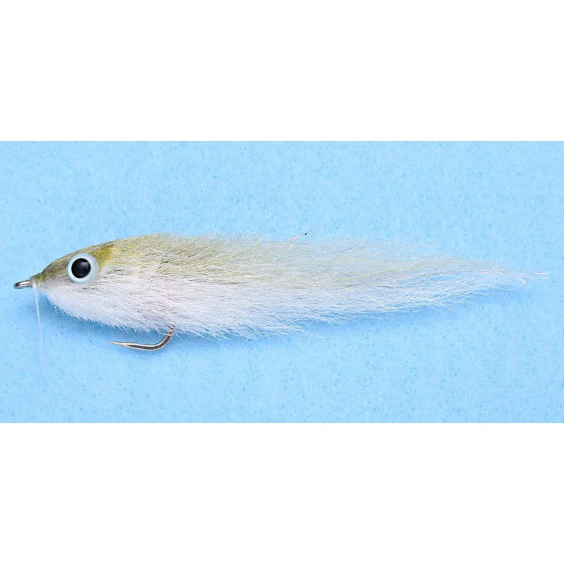 Load image into Gallery viewer, Enrico Puglisi Floating Minnow Fly-Lure - Saltwater Fly-Enrico Puglisi-Grey/White-Size #2/0-Fishing Station