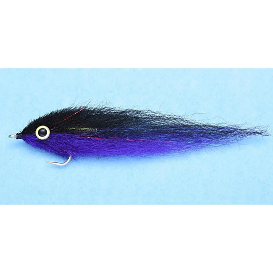 Enrico Puglisi Rattle Mullet Fly-Lure - Saltwater Fly-Enrico Puglisi-Black/Purple-Size #3/0-Fishing Station