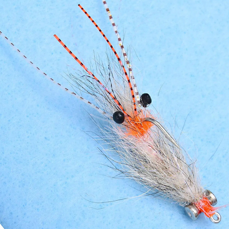 Load image into Gallery viewer, Enrico Puglisi Spawning Shrimp Fly-Lure - Saltwater Fly-Enrico Puglisi-Coyote-Size #4-Fishing Station