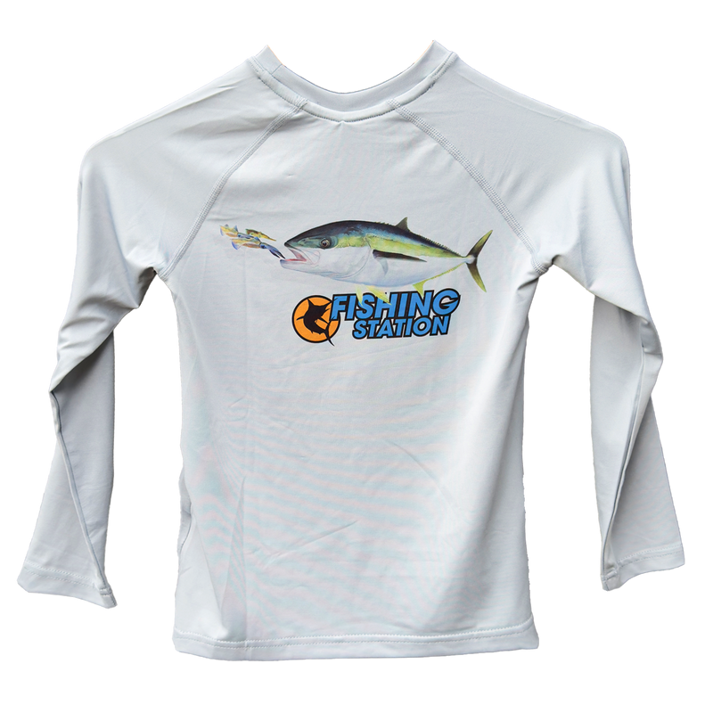 Load image into Gallery viewer, Fishing Station Kingfish Performance Shirt - Kids-Clothing & Footwear-Fishing Station-8-Fishing Station