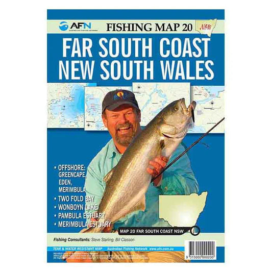 Far South Coast - NSW Fishing Map-Books & Videos-AFN-Fishing Station