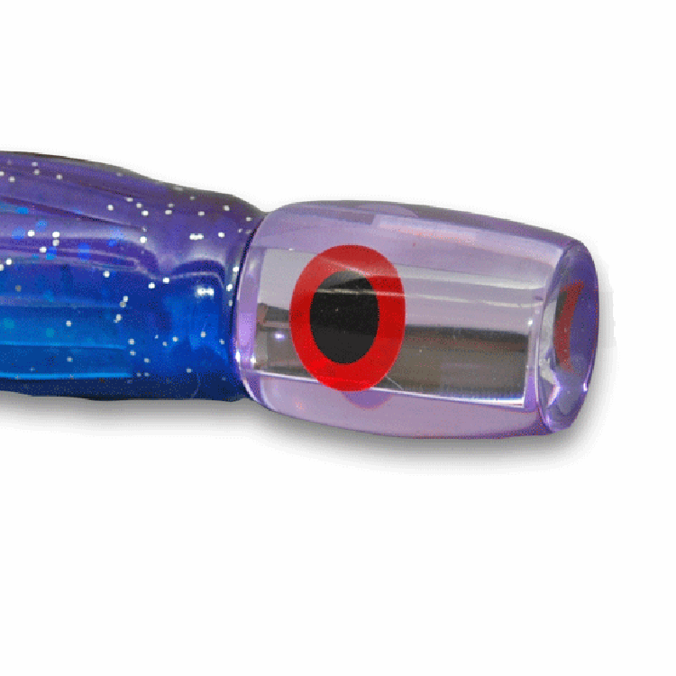 Load image into Gallery viewer, Fatboy Lures 5" Mini Maverick with Custom Single Hook Rig Skirted Trolling Lure-Lure - Skirted Trolling-Fatboy Lures-Evil - F5-Fishing Station