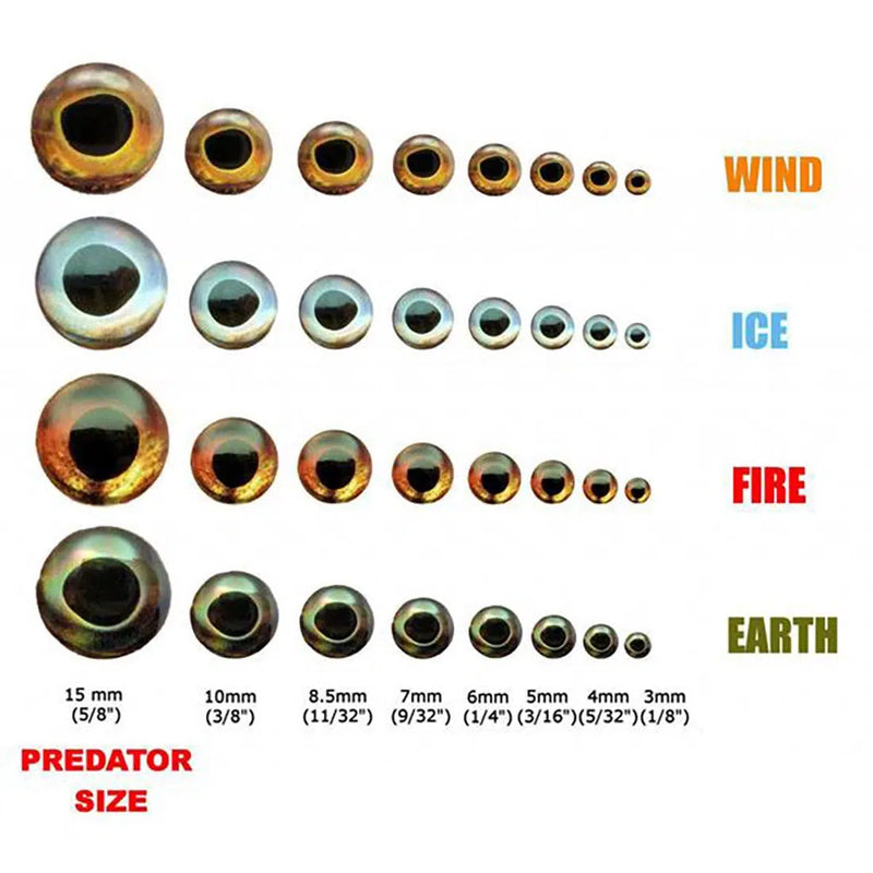 Load image into Gallery viewer, Fish Skull Living Eyes-Fly Fishing - Fly Components-Fish Skull-Earth (Golden Brown)-4mm-Fishing Station