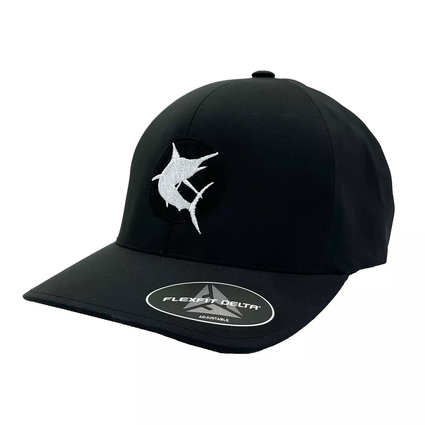 Fishing Station 180A Hat-Hats & Headwear-Fishing Station-Black - White Marlin-Fishing Station