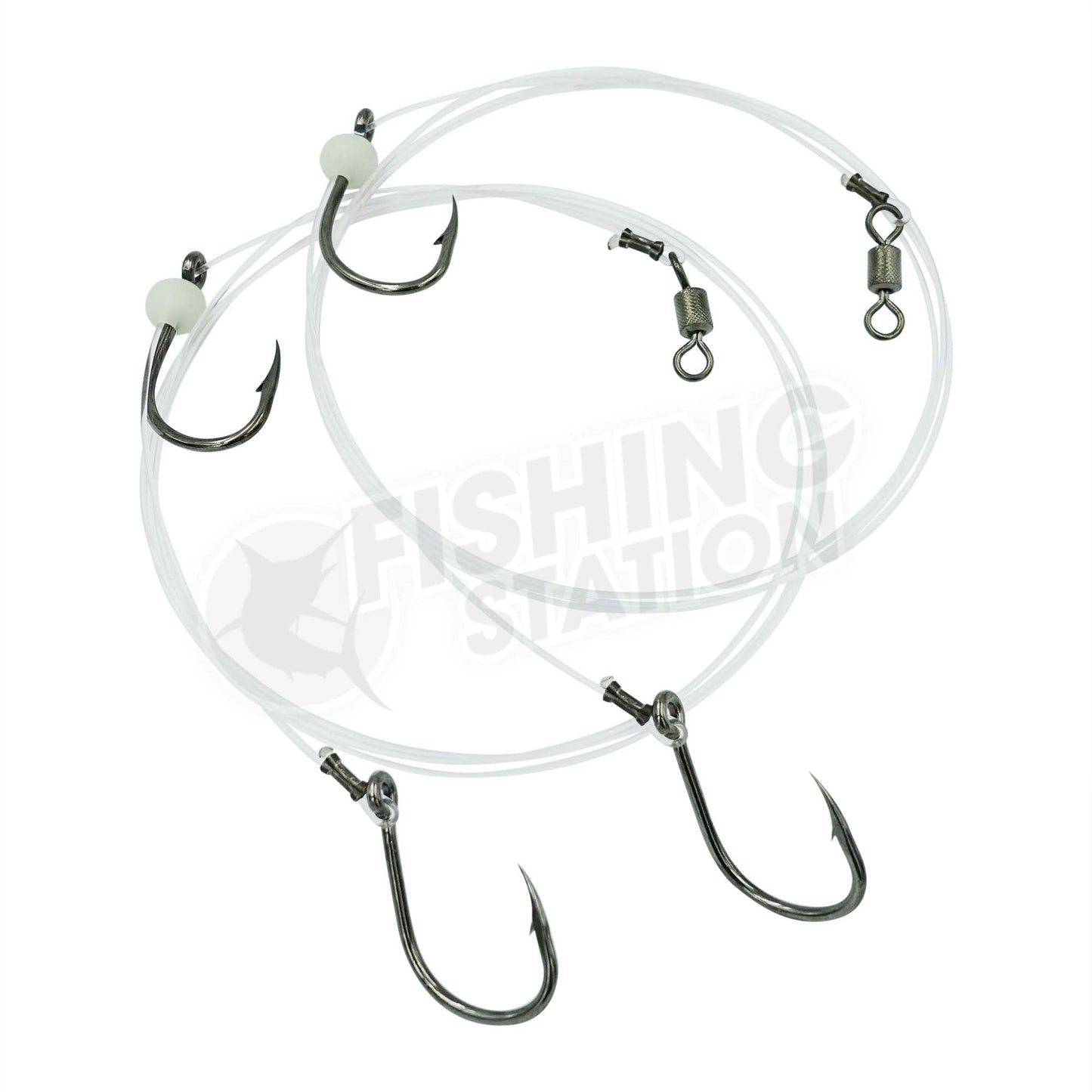 Fishing Station 2 Hook Sliding Rig-Terminal Tackle - Pre-Made Rigs-Fishing Station-60lb 6/0-Fishing Station