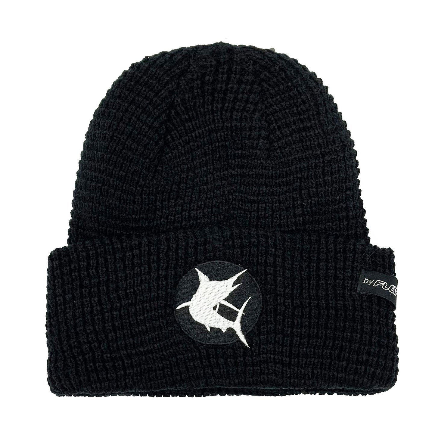 Fishing Station Waffle Beanie-Hats & Headwear-Fishing Station-Black-Fishing Station