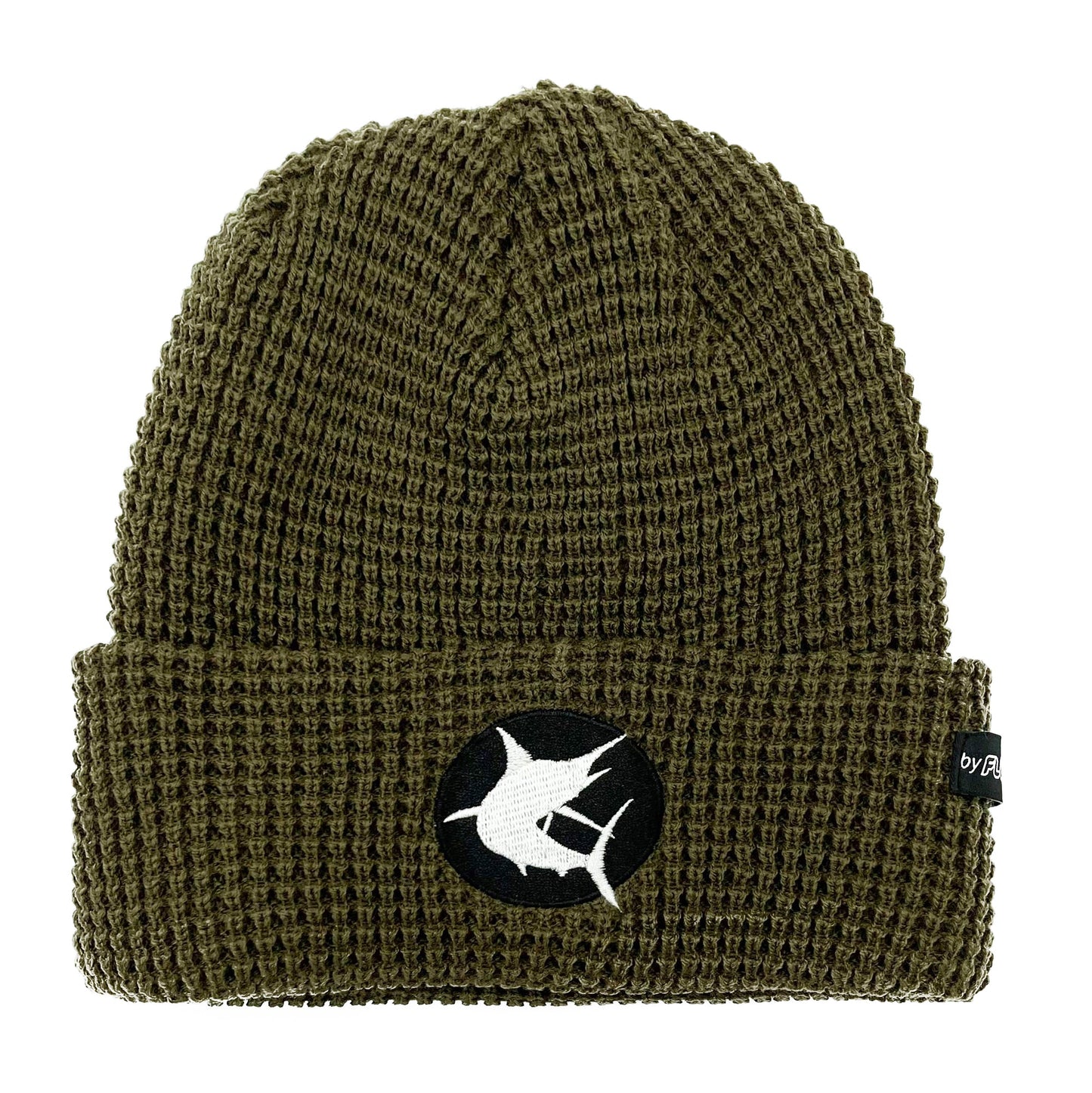 Fishing Station Waffle Beanie-Hats & Headwear-Fishing Station-Olive-Fishing Station