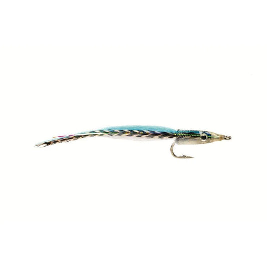 Fulling Mill EZ Sand Eel Fly-Lure - Saltwater Fly-Fulling Mill-Size 4-Blue-Fishing Station