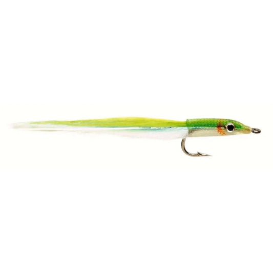 Fulling Mill EZ Sand Eel Fly-Lure - Saltwater Fly-Fulling Mill-Size 4-Chartreuse-Fishing Station