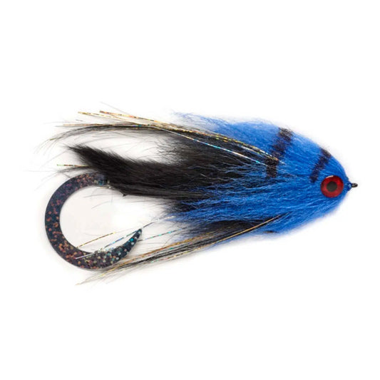 Fulling Mill Paolo's Wiggle Tail Fly-Lure - Saltwater Fly-Fulling Mill-Black & Blue-Size 6/0-Fishing Station