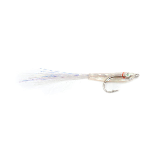 Fulling Mill Softy Sand Eel Fly-Lure - Saltwater Fly-Fulling Mill-White-Size 4-Fishing Station