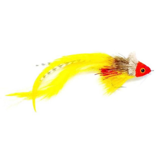 Fulling Mill Swimming Baitfish Fly-Lure - Saltwater Fly-Fulling Mill-1/0-Red & Yellow-Fishing Station