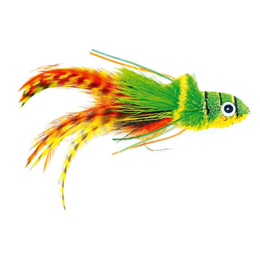 Fulling Mill Swimming Frog Fly-Lure - Saltwater Fly-Fulling Mill-Size 2-Orange Belly-Fishing Station