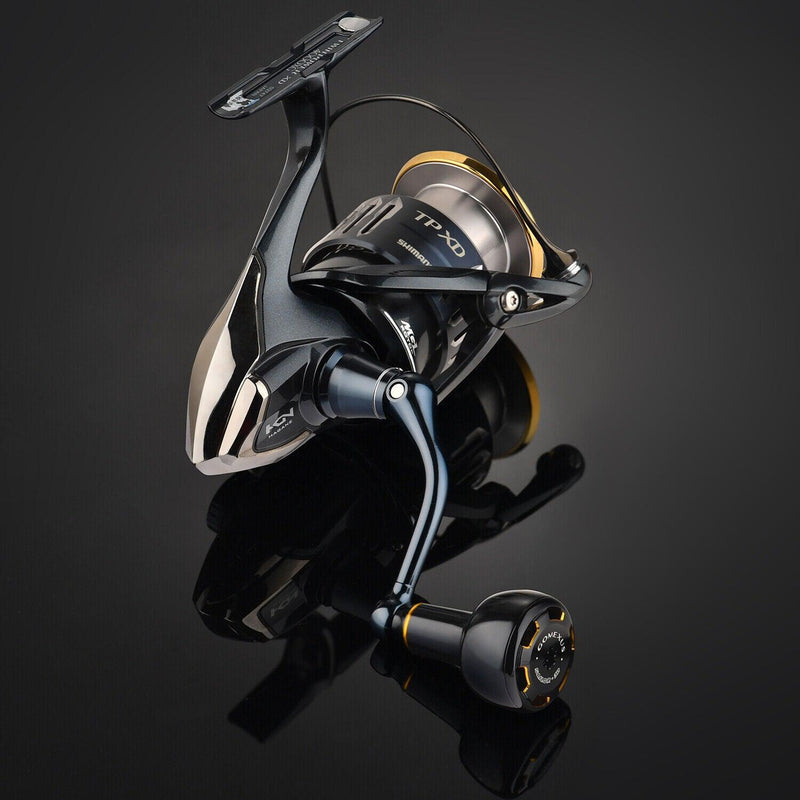 Load image into Gallery viewer, Gomexus Aluminum Light Power Knob AS30-Reels - Spares & Custom Parts-Gomexus-Black & Gold-Fishing Station