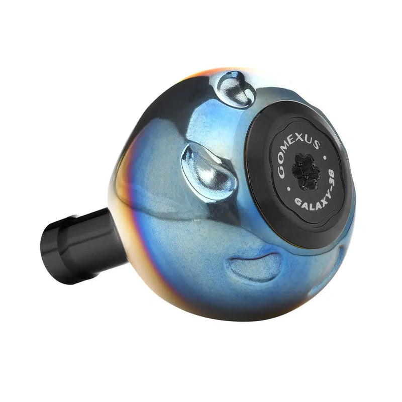Load image into Gallery viewer, Gomexus Galaxy Power Titanium Knob-Reels - Spares & Custom Parts-Gomexus-Flame X Black-41mm-Fishing Station