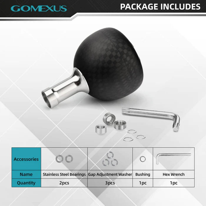 Load image into Gallery viewer, Gomexus Power Knob Carbon FA38