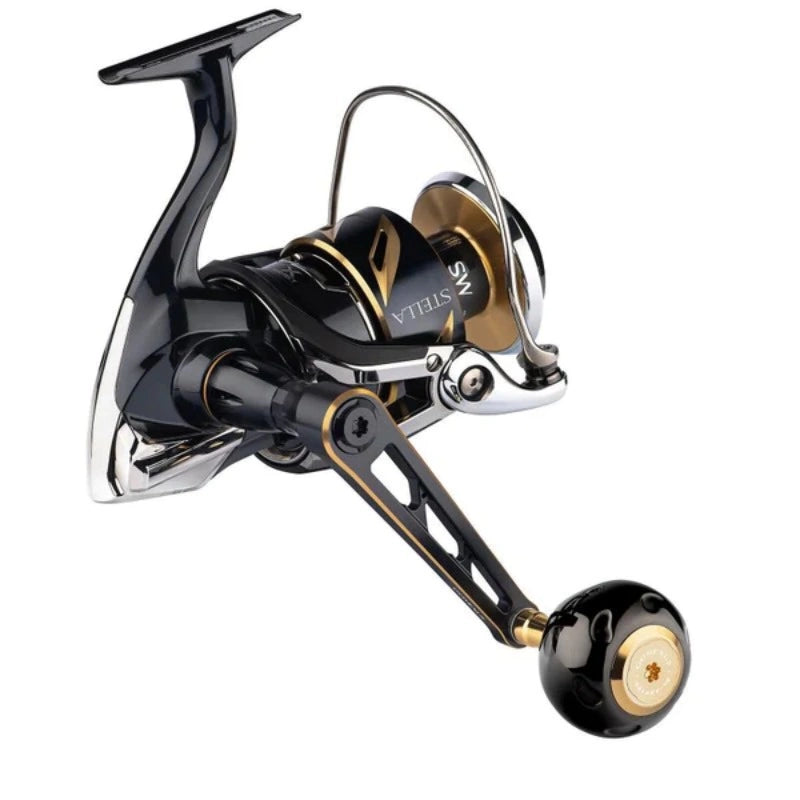 Gomexus Spinning Reel Handle with Titanium Knob LMY-TB45-Reels - Spares & Custom Parts-Gomexus-90mm Black & Gold (Shimano)-Fishing Station