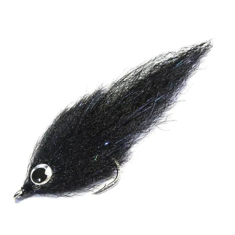 Load image into Gallery viewer, H2O Brush Fly-Lure - Saltwater Fly-H20-Grey & Black Tiger-Size 4/0-Fishing Station