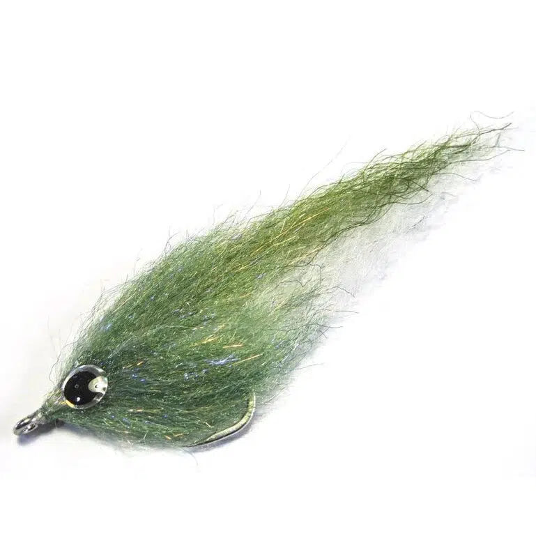 Load image into Gallery viewer, H2O Brush Fly-Lure - Saltwater Fly-H20-Olive Tiger-Size 4/0-Fishing Station